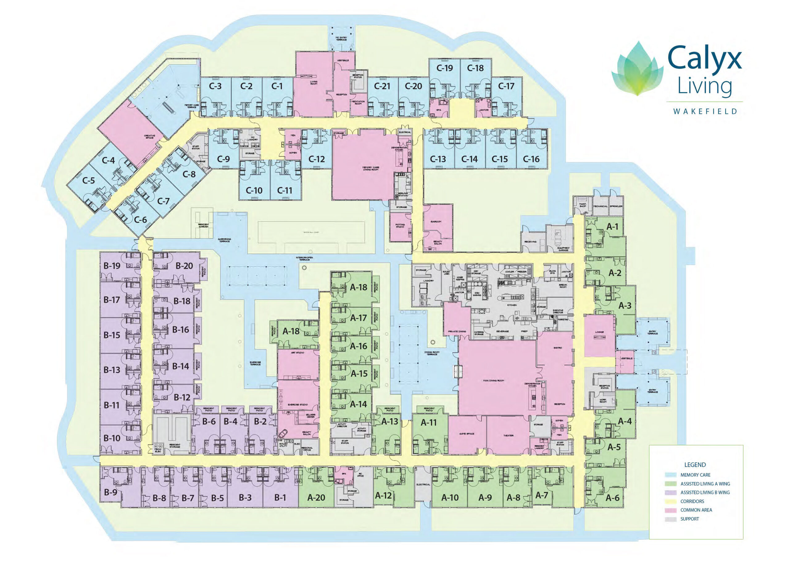 Floorplans Calyx Living